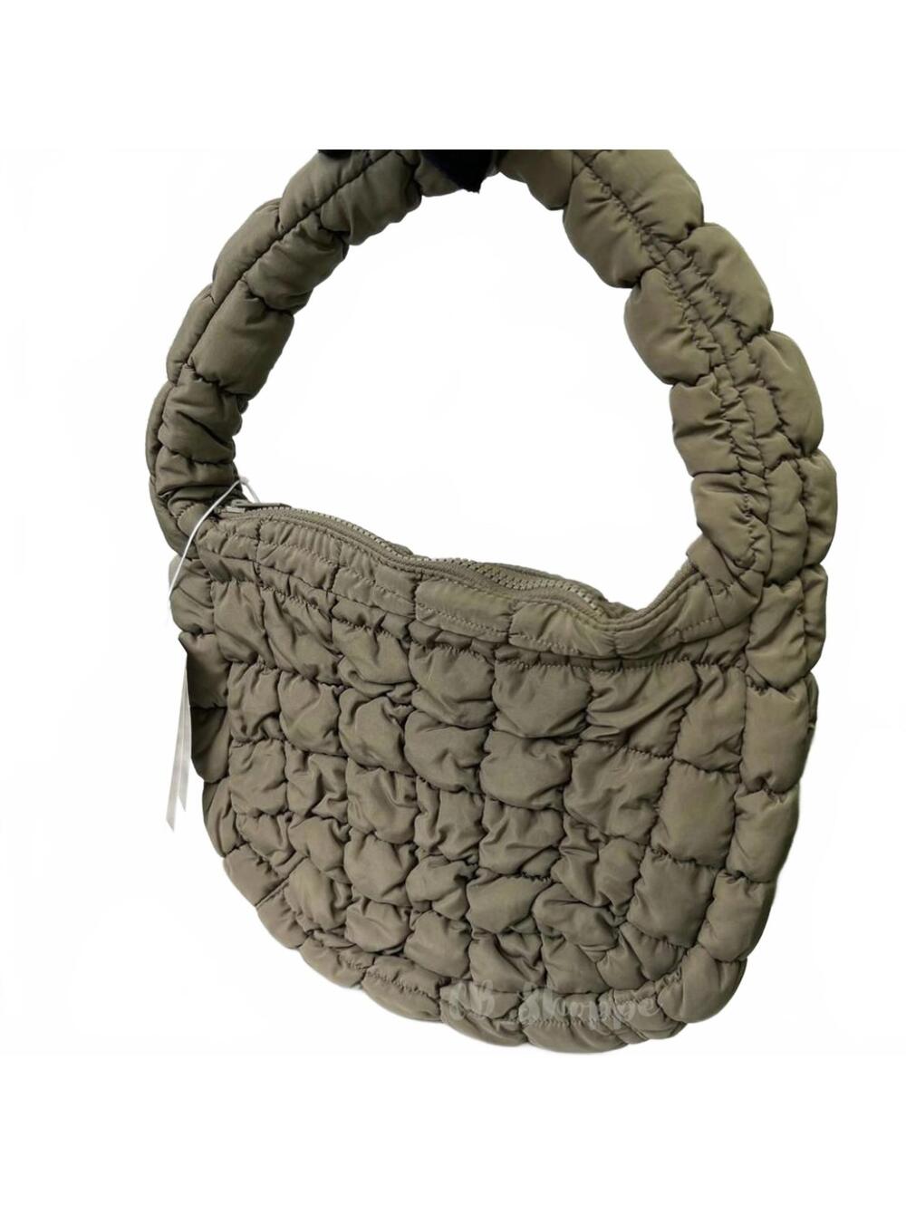 COS Mini Quilted Shoulder Bag NWT Khaki Green